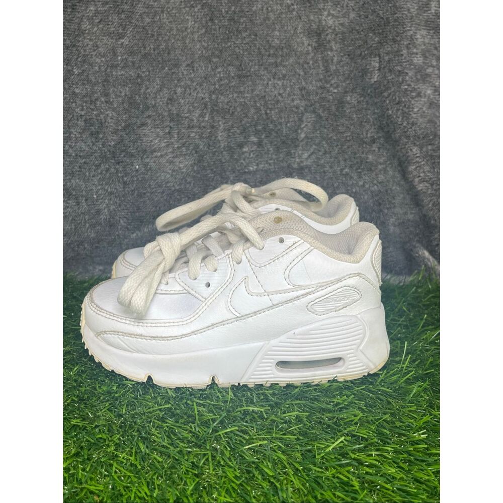 Nike Air Max 90 White Toddler 9C CD6868-100 Kids Sneakers Shoes